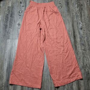 Girls Smocked Wide Leg Pants - art class Orange Size XXL 18/20